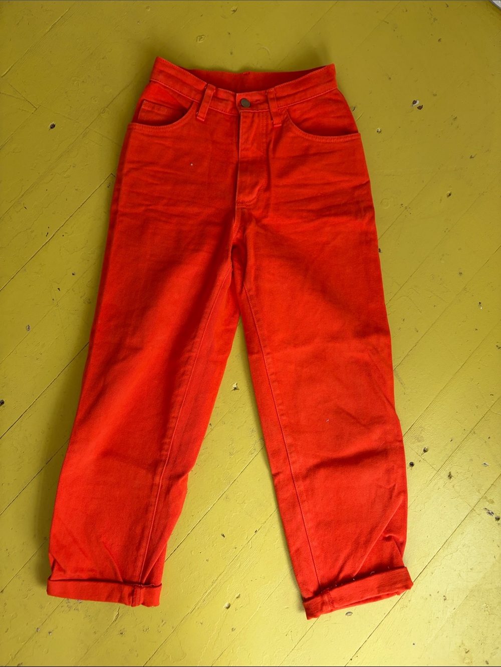 High-Waist orange Women’s Jeans